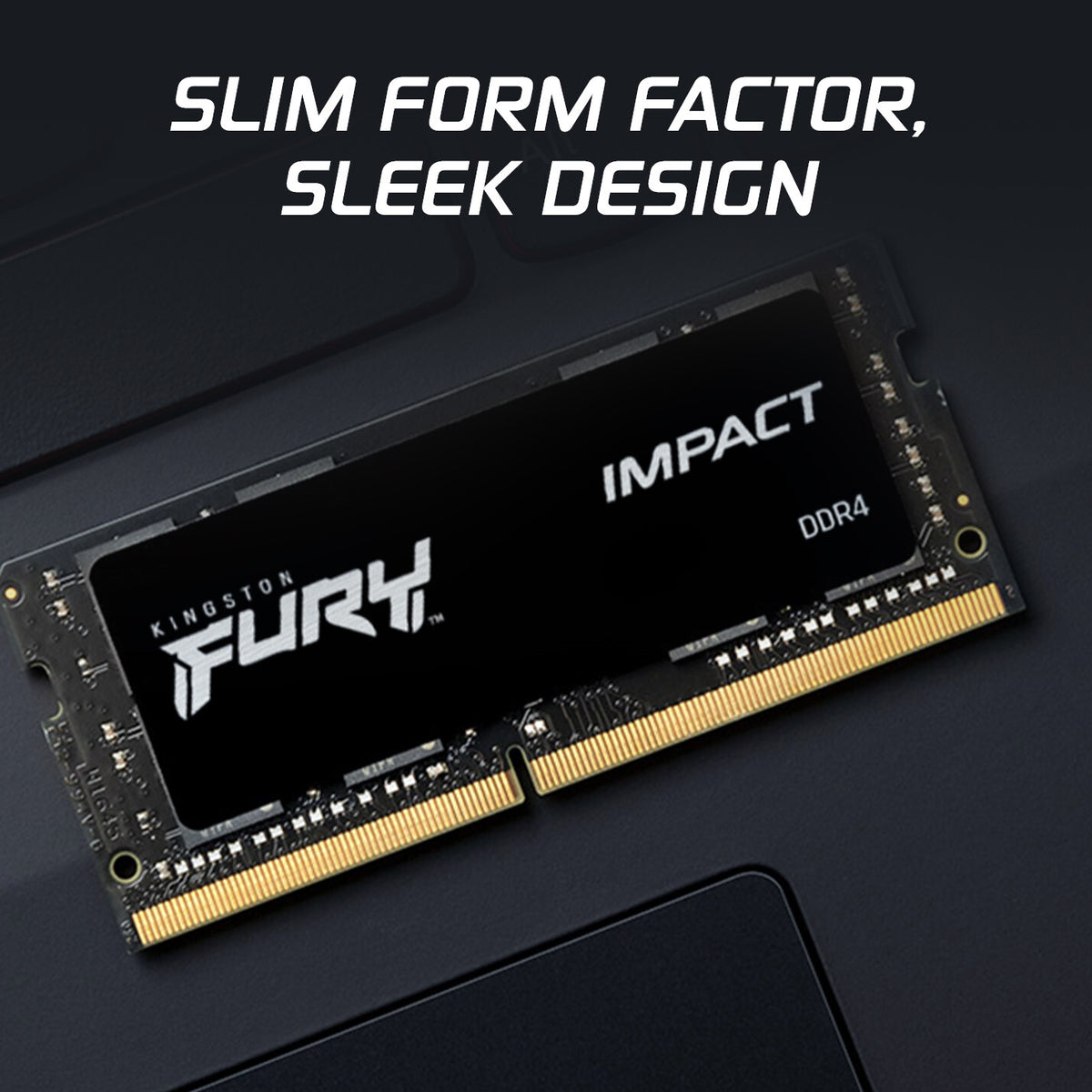 Kingston Technology FURY Impact - 16 GB 2 x 8 GB 3200MT/s DDR4 SO-DIMM memory module