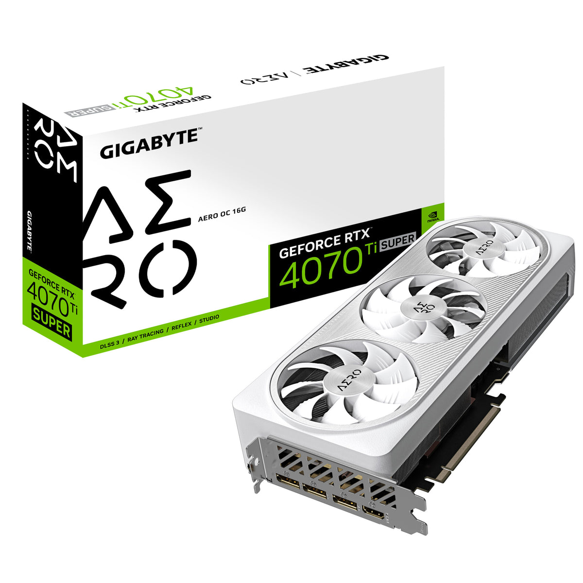 Gigabyte AERO OC - NVIDIA 16 GB GDDR6X GeForce RTX 4070 Ti SUPER graphics card