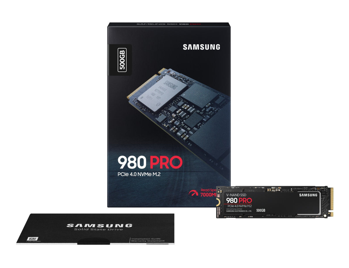 Samsung 980 PRO - PCI Express 4.0 V-NAND MLC NVMe M.2 SSD - 500 GB