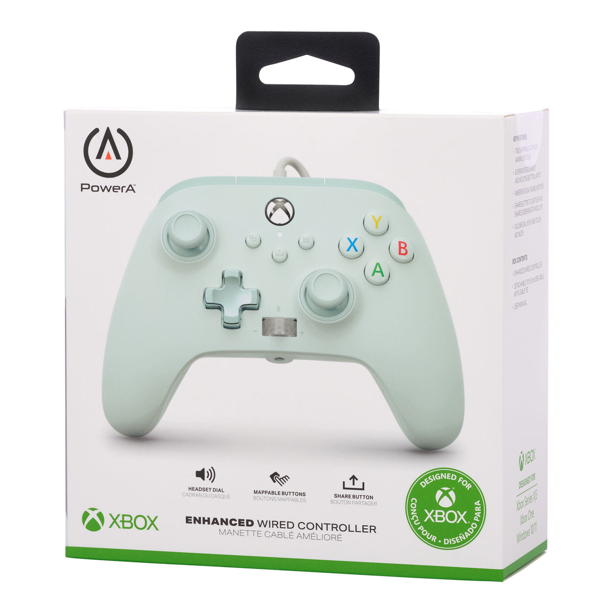 PowerA Enhanced - Wired Controller for Xbox Series X|S in Cotton Candy Blue