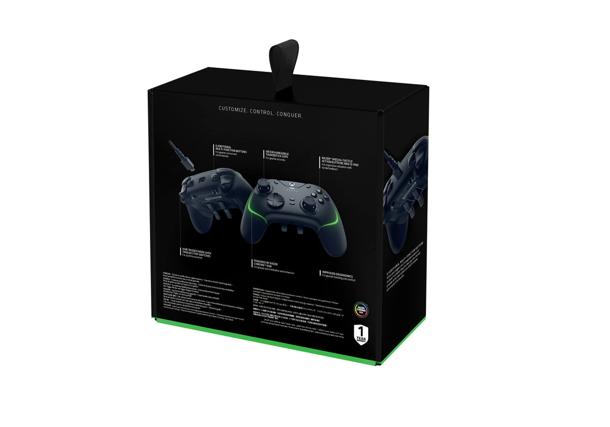 Razer Wolverine V2 Chroma - Wireless Gaming Controller for Xbox Series X|S in Black