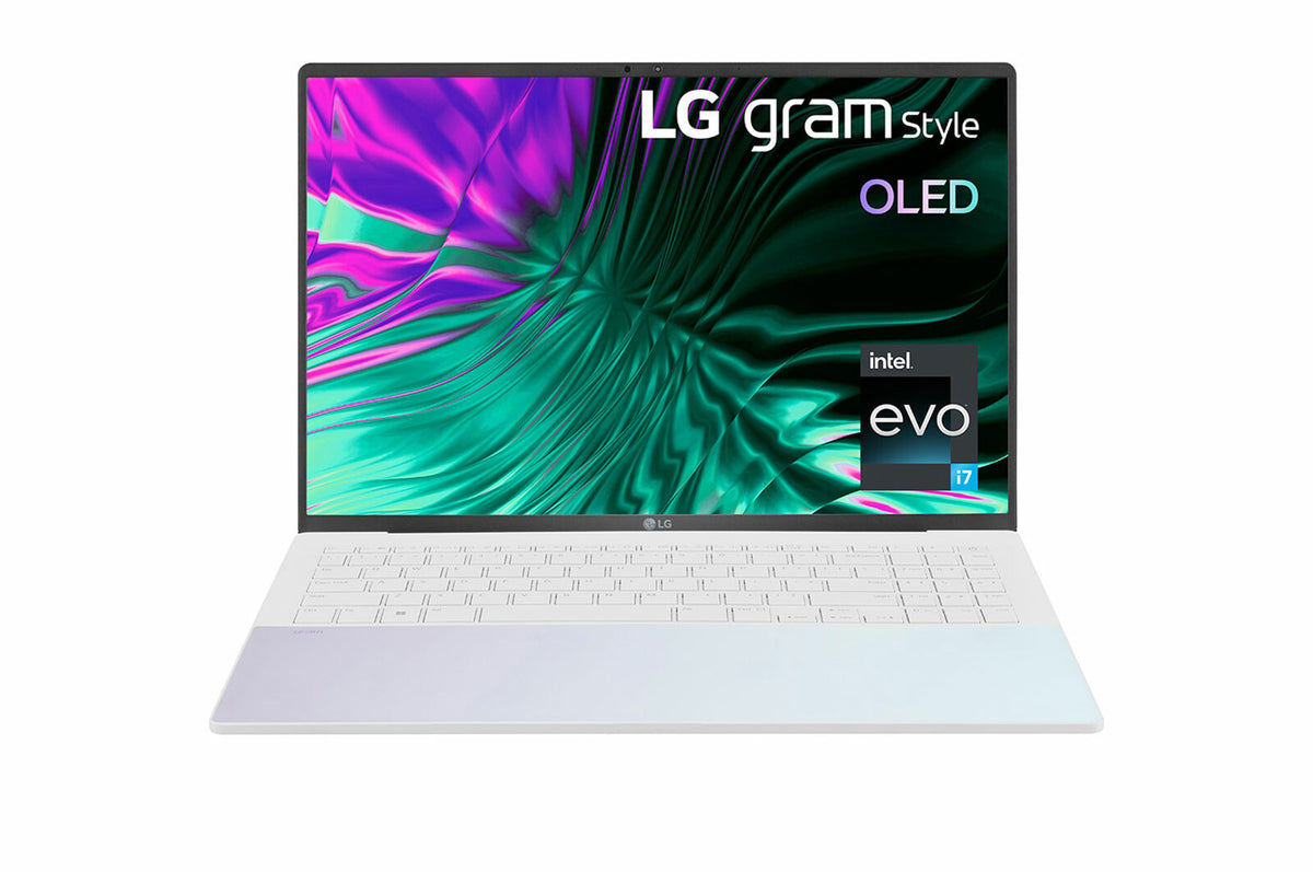 LG Gram Style Laptop - 40.6 cm (16&quot;) - Intel® Core™ i7-1360P - 32 GB LPDDR5-SDRAM - 2 TB SSD - Wi-Fi 6E - Windows 11 Home - Silver