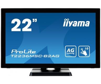 iiyama ProLite T2236MSC 54.6 cm (21.5&quot;) 1920 x 1080 pixels Full HD LED Touchscreen Black Monitor