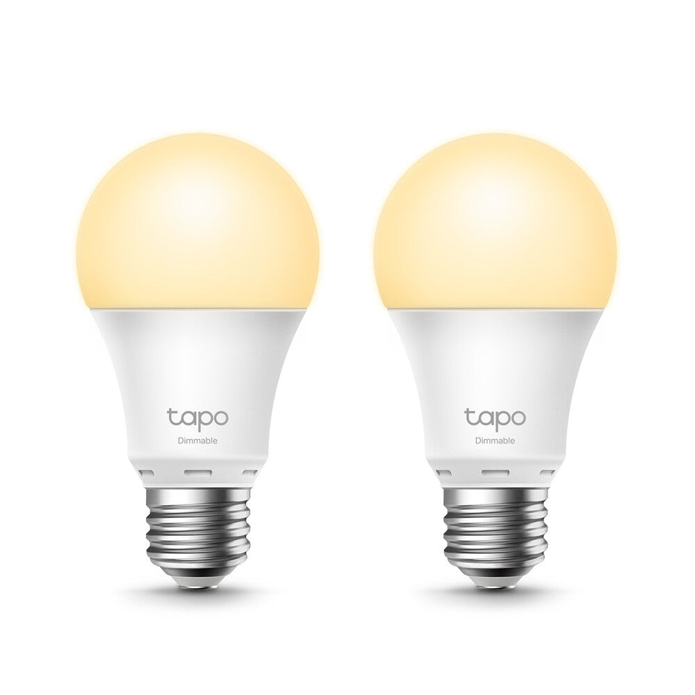 TP-Link Tapo Smart Wi-Fi Lightbulb - Dimmable - A27 (Pack of 2)