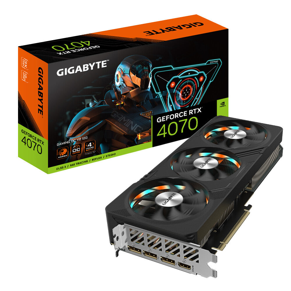 Gigabyte GAMING OC V2 - NVIDIA 12 GB GDDR6X GeForce RTX 4070 graphics card