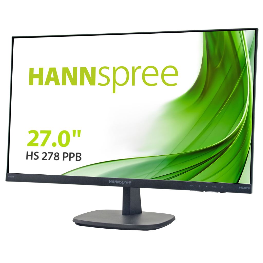 Hannspree HS278PPB LED display 68.6 cm (27&quot;) 1920 x 1080 pixels Full HD Black, Grey Monitor