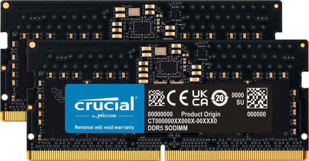 Crucial - 16 GB 2 x 8 GB DDR5 4800 MHz memory module
