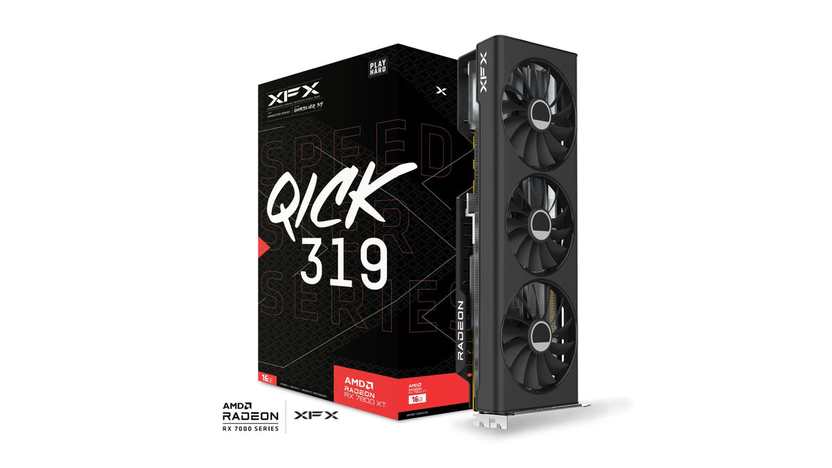 XFX Speedster QICK 319 &quot;Core Edition&quot; - AMD 16 GB GDDR6 Radeon RX 7800 XT graphics card