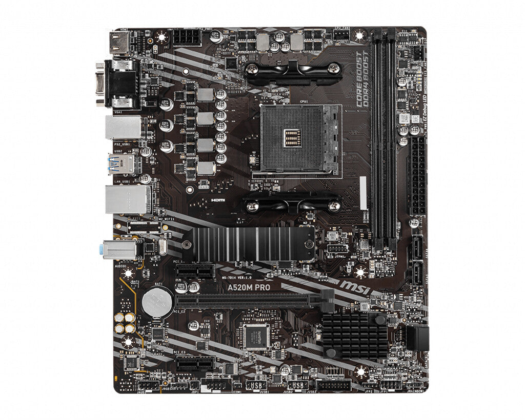 MSI A520M PRO micro ATX motherboard - AMD A520 Socket AM4