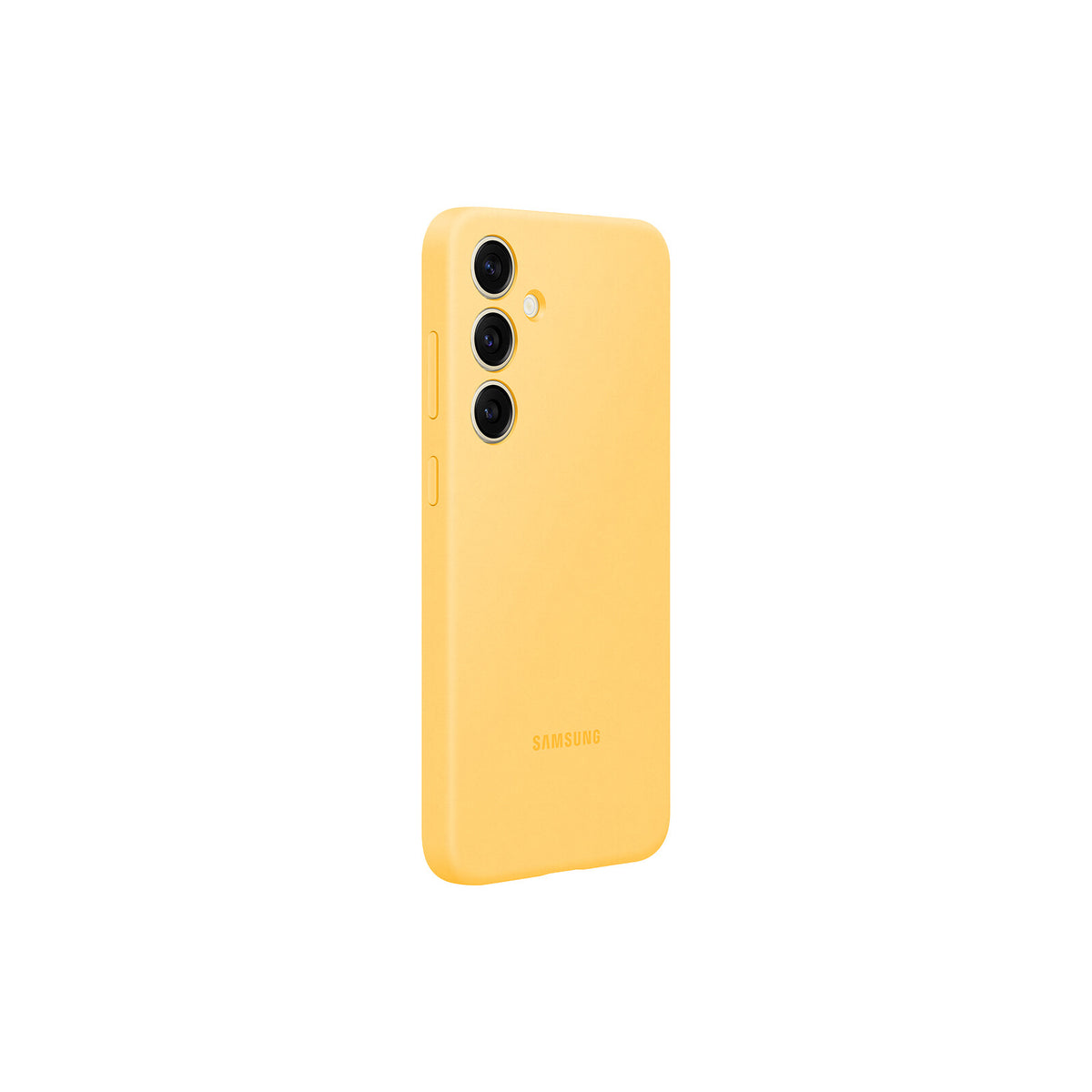 Samsung Silicone Case for Galaxy S24+ in Yellow