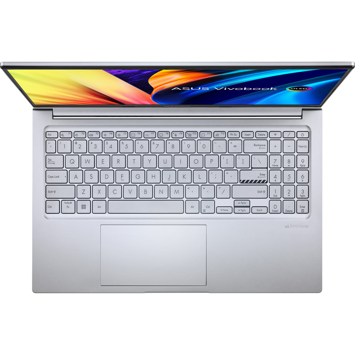 ASUS VivoBook 15 OLED Laptop - 39.6 cm (15.6&quot;) - AMD Ryzen™ 5 5600H - 16 GB DDR4-SDRAM - 512 GB SSD - Wi-Fi 6 - Windows 11 Home - Silver