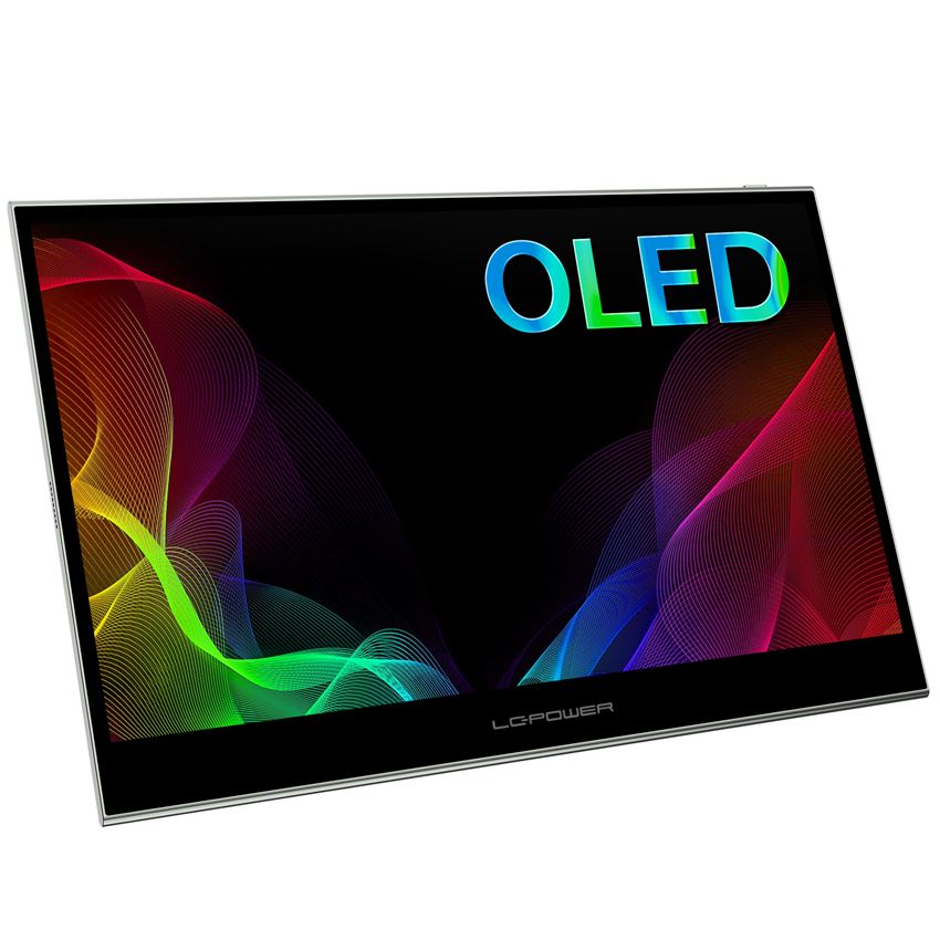 LC-Power LC-M16-4K-UHD-P-OLED computer monitor 39.6 cm (15.6&quot;) 3840 x 2160 pixels 4K Ultra HD Anthracite
