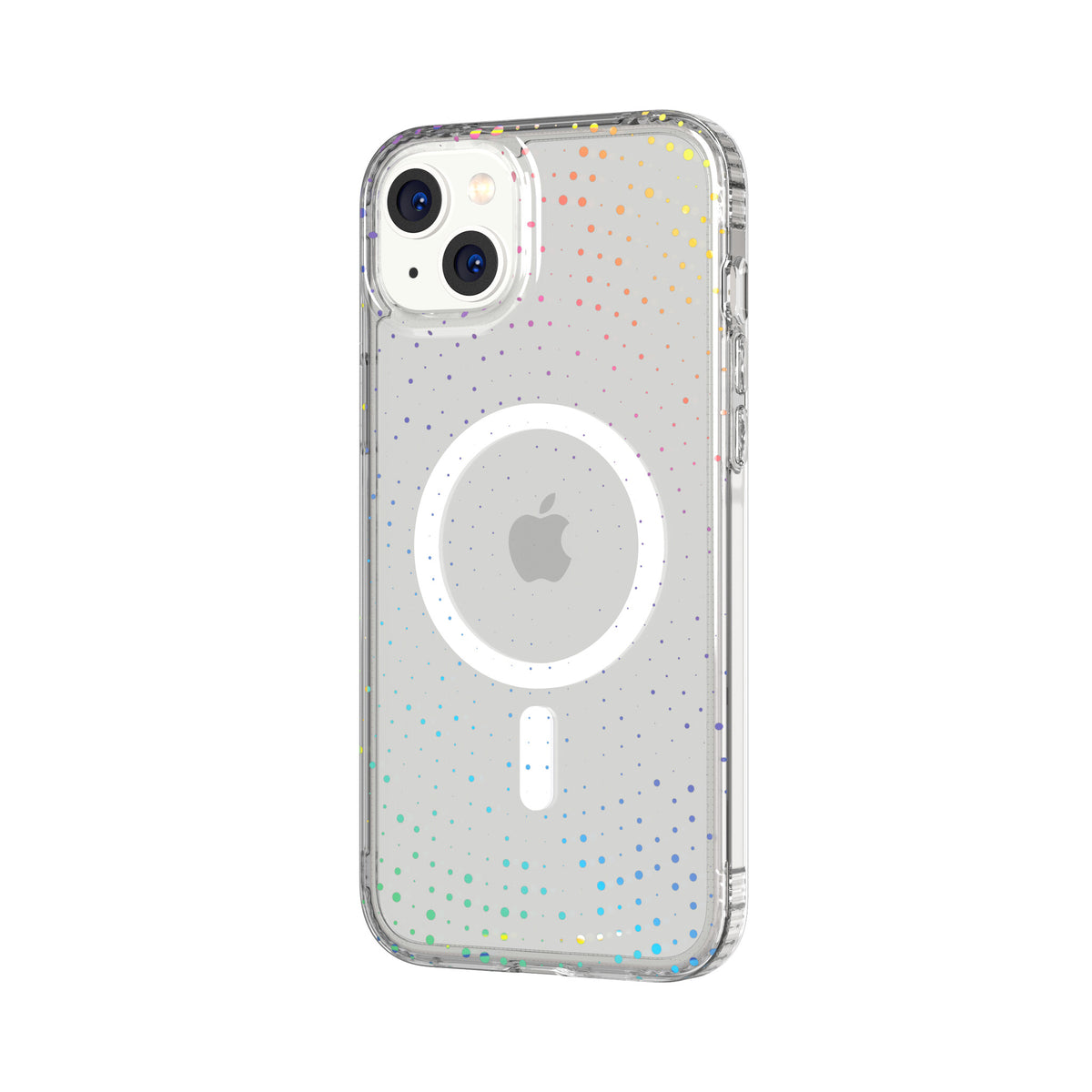 Tech21 Evo Sparkle with MagSafe for iPhone 14 Plus in Transparent