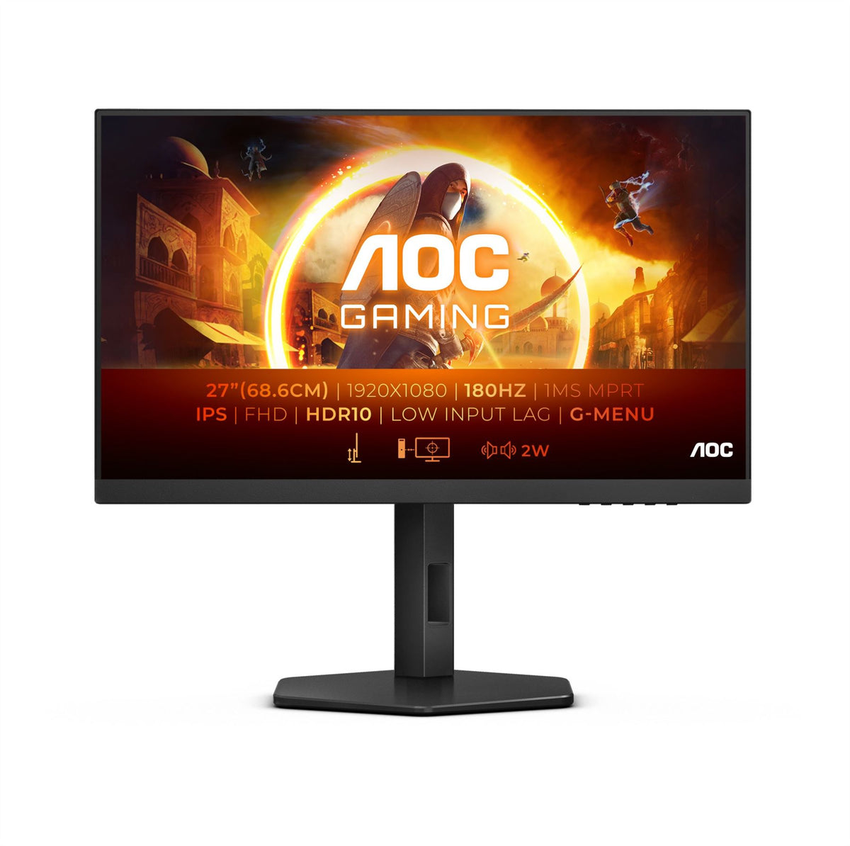 AOC 27G4X computer monitor 68.6 cm (27&quot;) 1920 x 1080 pixels Full HD LED Black