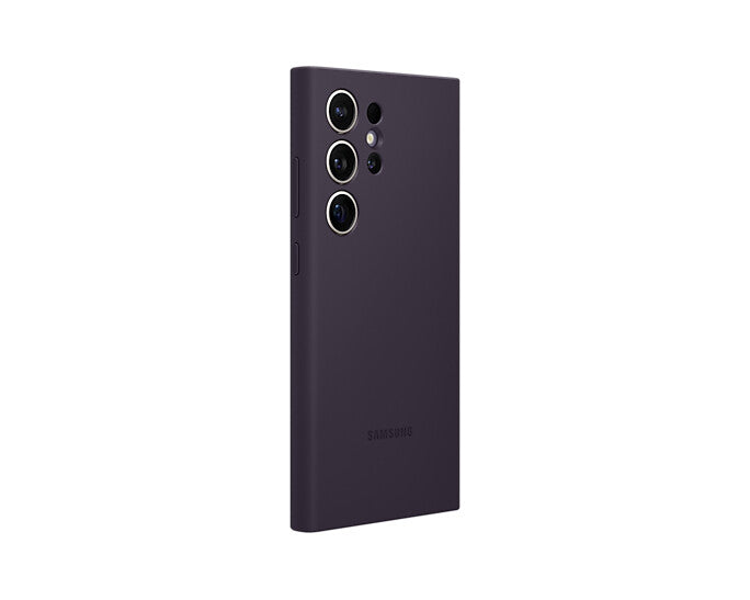 Samsung Silicone Case for Galaxy S24 Ultra in Dark Violet