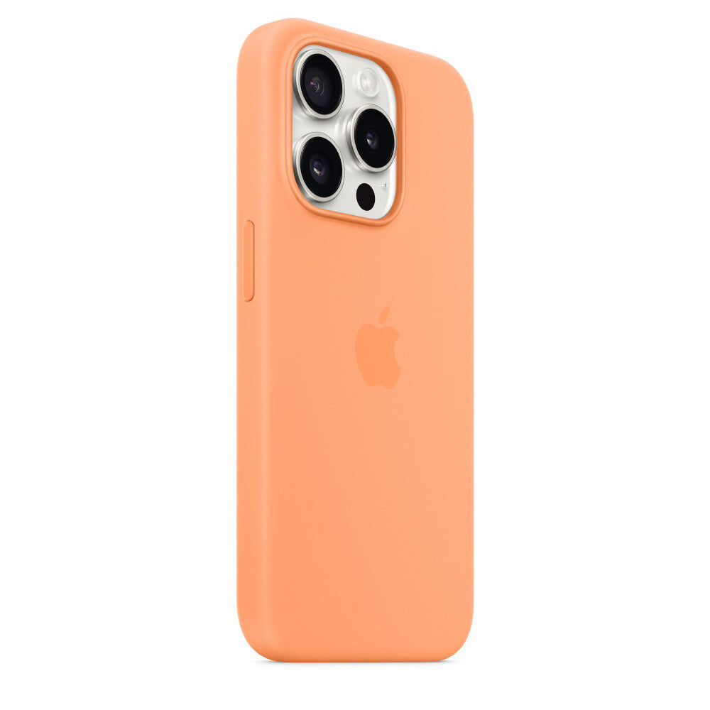 Apple mobile phone case for iPhone 15 Pro in Orange Sorbet