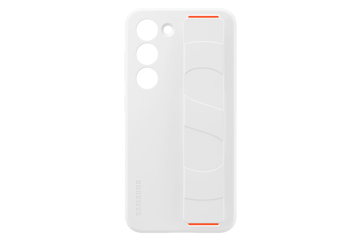 Samsung Silicone Grip Case for Galaxy S23 in White
