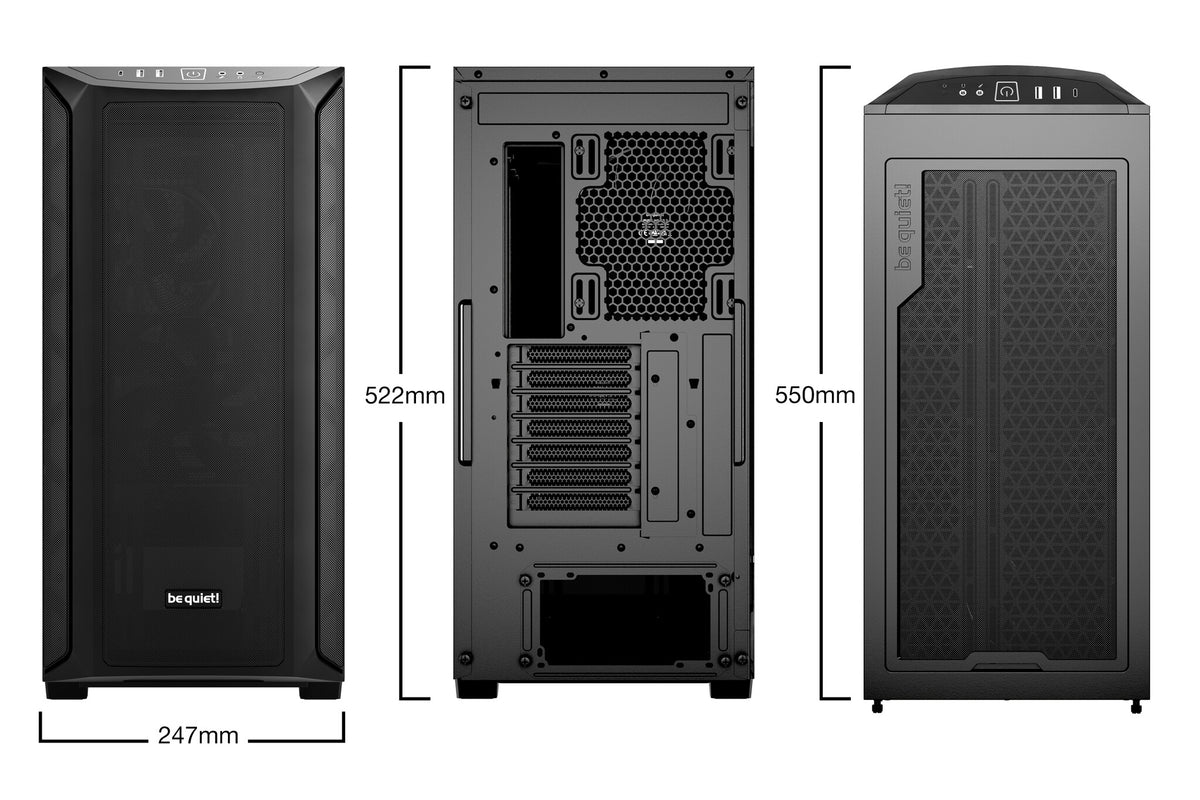 be quiet! Shadow Base 800 - ATX Mid Tower Case in Black