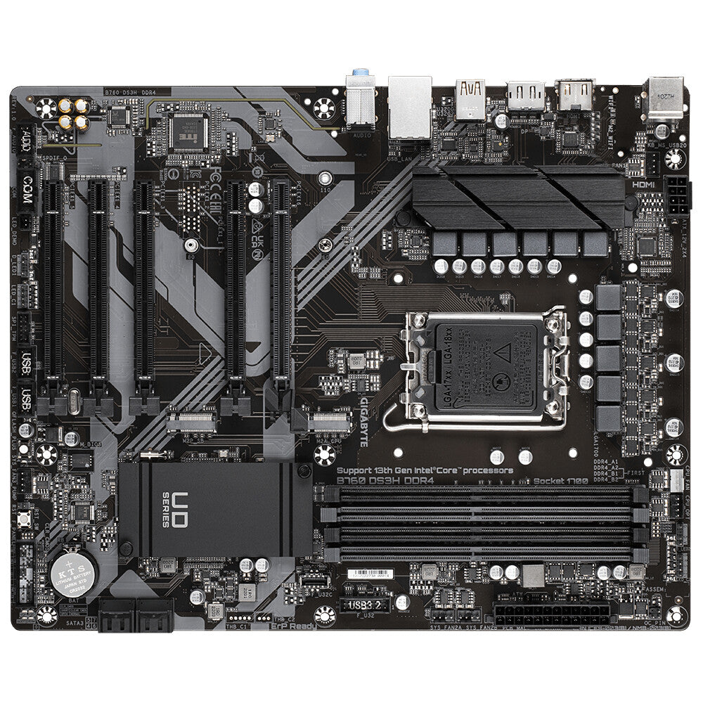 Gigabyte B760 DS3H DDR4 - Intel 1700 Socket ATX motherboard