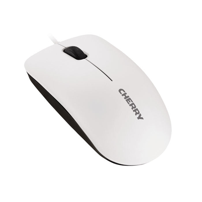 CHERRY MC 1000 USB Type-A Corded Mouse in Pale Grey - 1,200 DPI