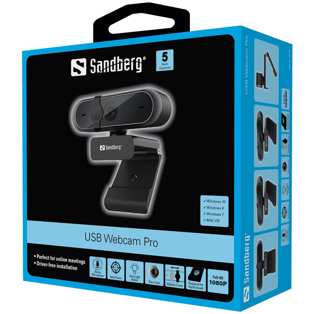 Sandberg Pro - 1080p Full HD USB Webcam