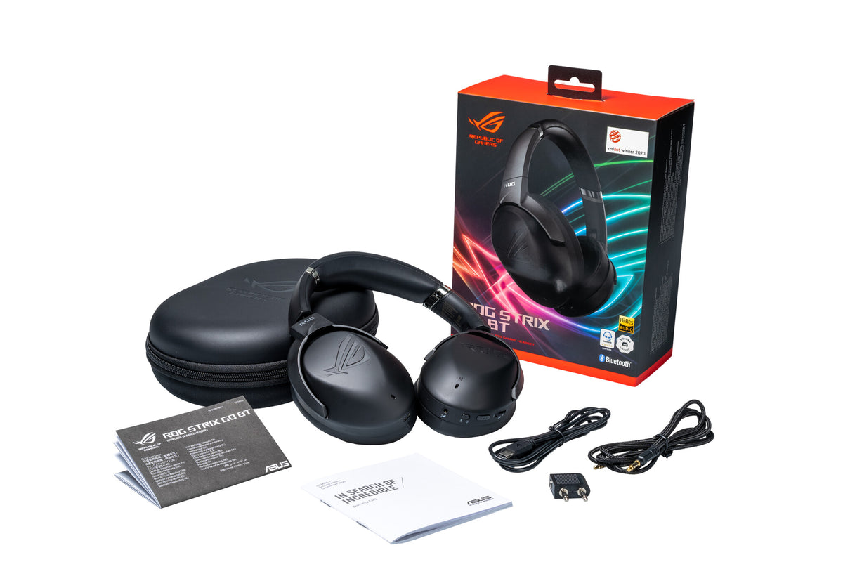 ASUS ROG Strix Go BT - Wired &amp; Wireless Bluetooth Gaming Headset in Black