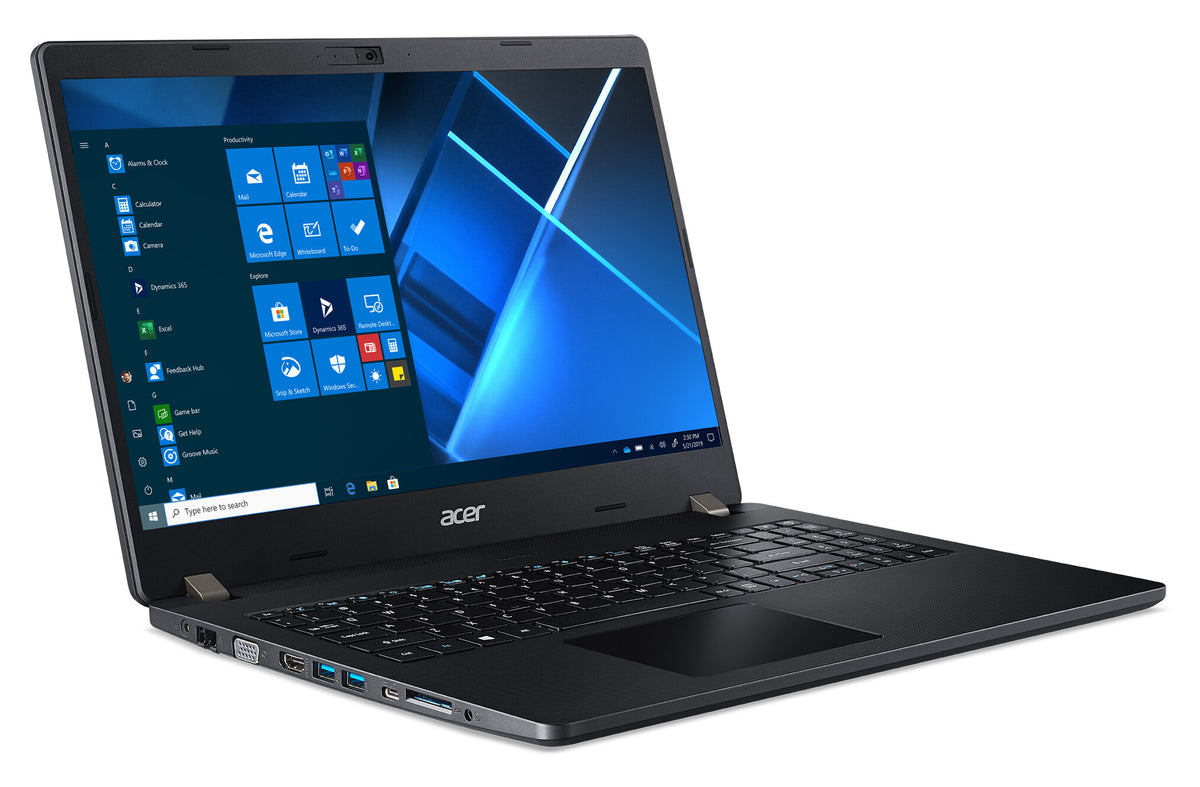 Acer TravelMate P2 Laptop - 39.6 cm (15.6&quot;) - Intel® Core™ i7-1165G7 - 16 GB DDR4-SDRAM - 512 GB SSD - Wi-Fi 6 - Windows 11 Pro - Black