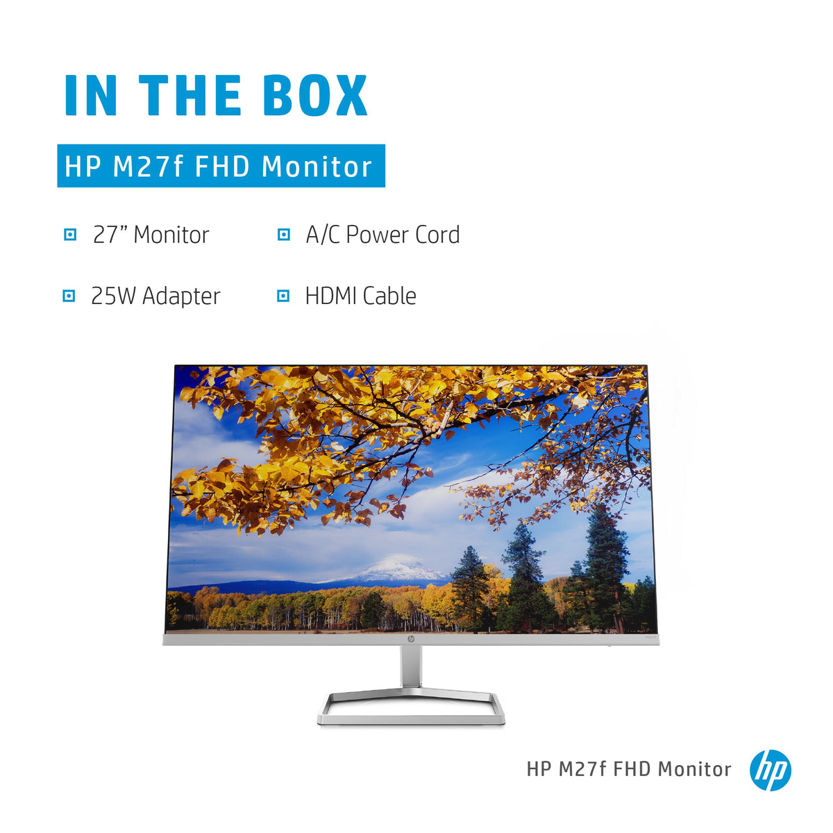 HP M27F - 68.6 cm (27&quot;) - 1920 x 1080 pixels Full HD LCD Monitor