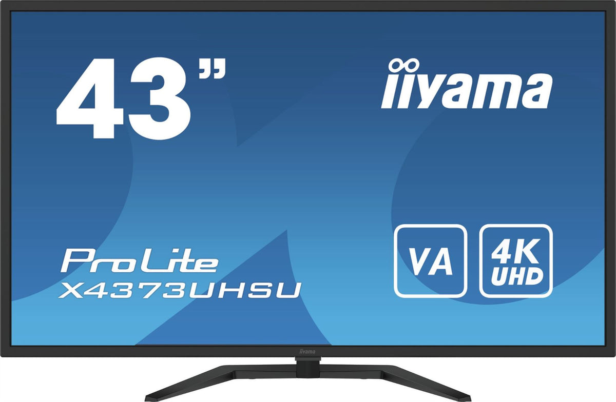 iiyama ProLite X4373UHSU-B1 computer monitor 108 cm (42.5&quot;) 3840 x 2160 pixels 4K Ultra HD