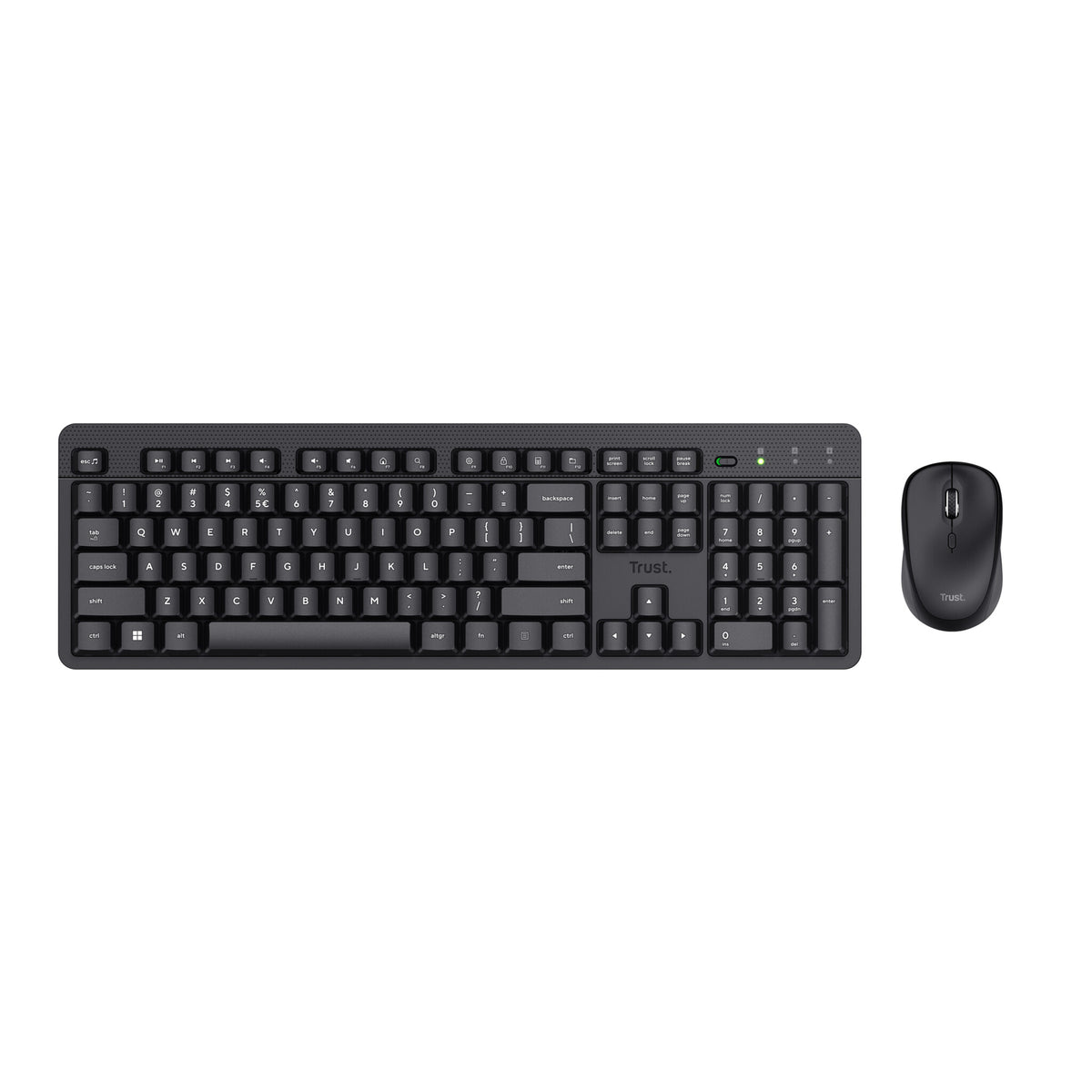 Trust Ody II keyboard Mouse included Office RF Wireless QWERTY UK English Black