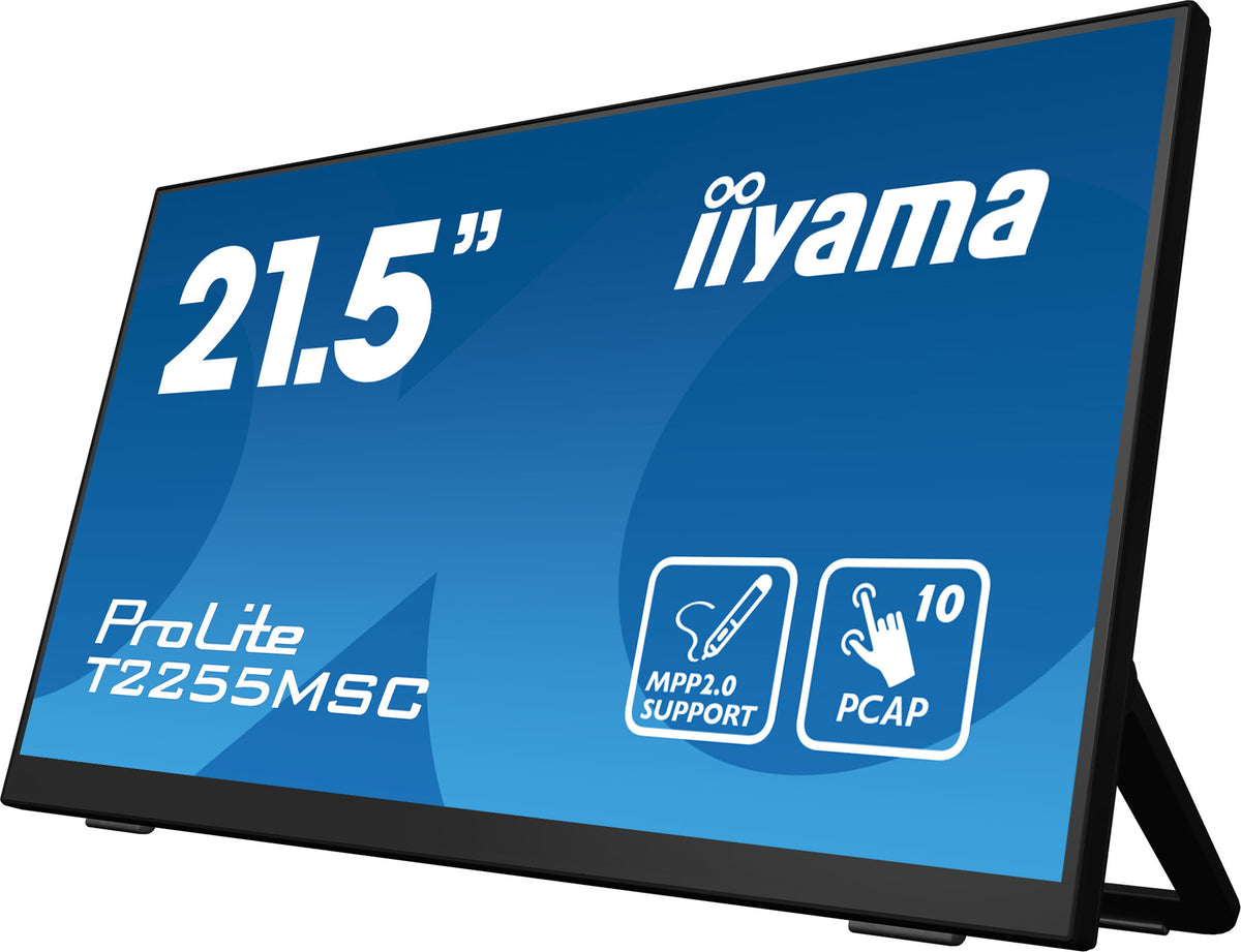 iiyama ProLite T2255MSC-B1 - 54.6 cm (21.5&quot;) - 1920 x 1080 pixels FHD LCD Touchscreen Portable Monitor