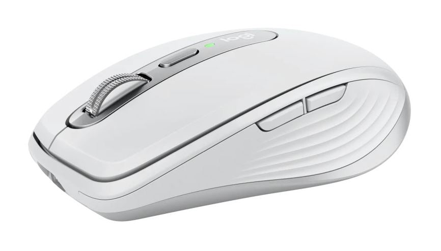 Logitech MX Anywhere 3 RF Wireless + Bluetooth mouse for Mac in White - 4,000 DPI