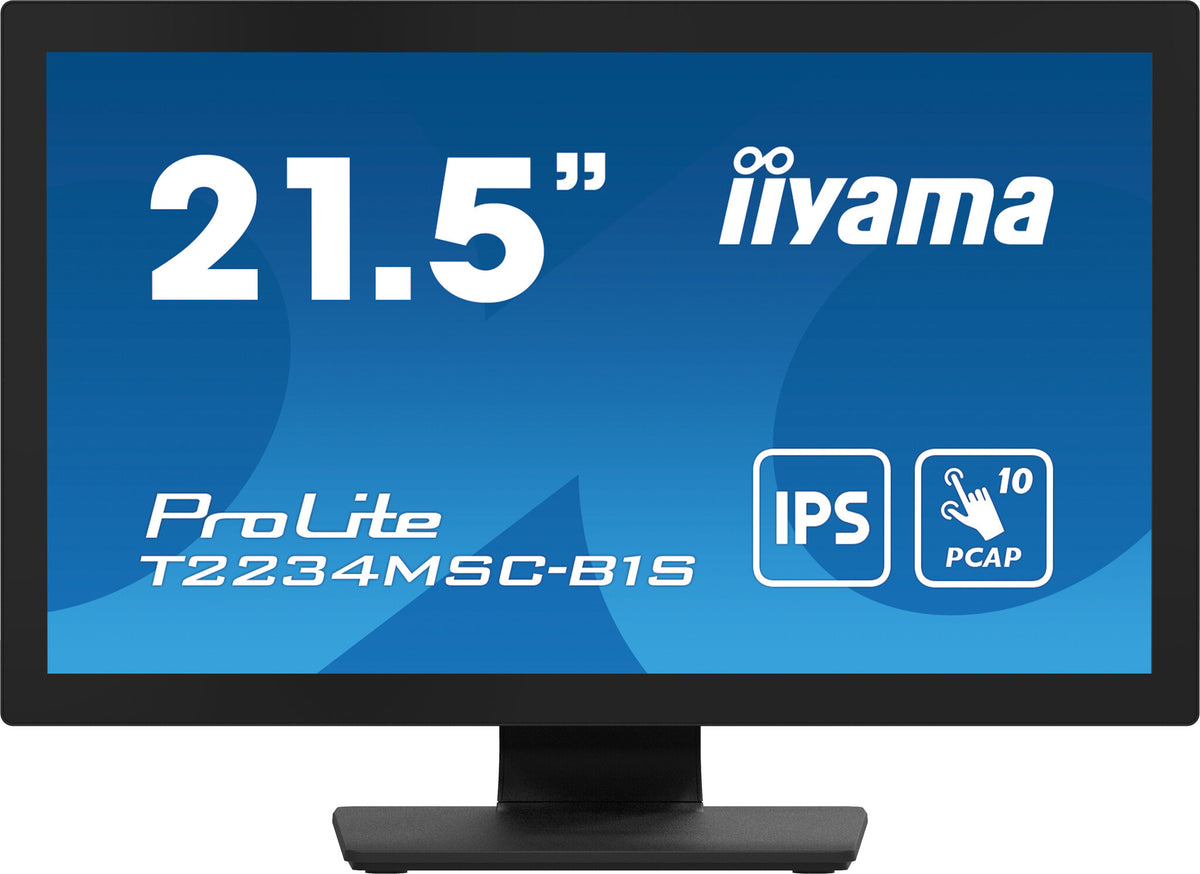 iiyama ProLite T2234MSC-B1S - 54.6 cm (21.5&quot;) - 1920 x 1080 pixels Full HD Touchscreen Monitor