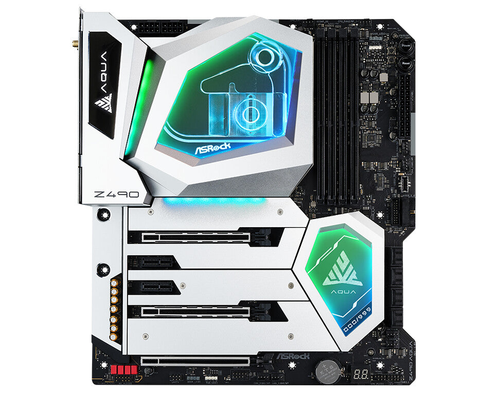 Asrock Z490 Aqua Extended ATX motherboard - Intel Z490 LGA 1700