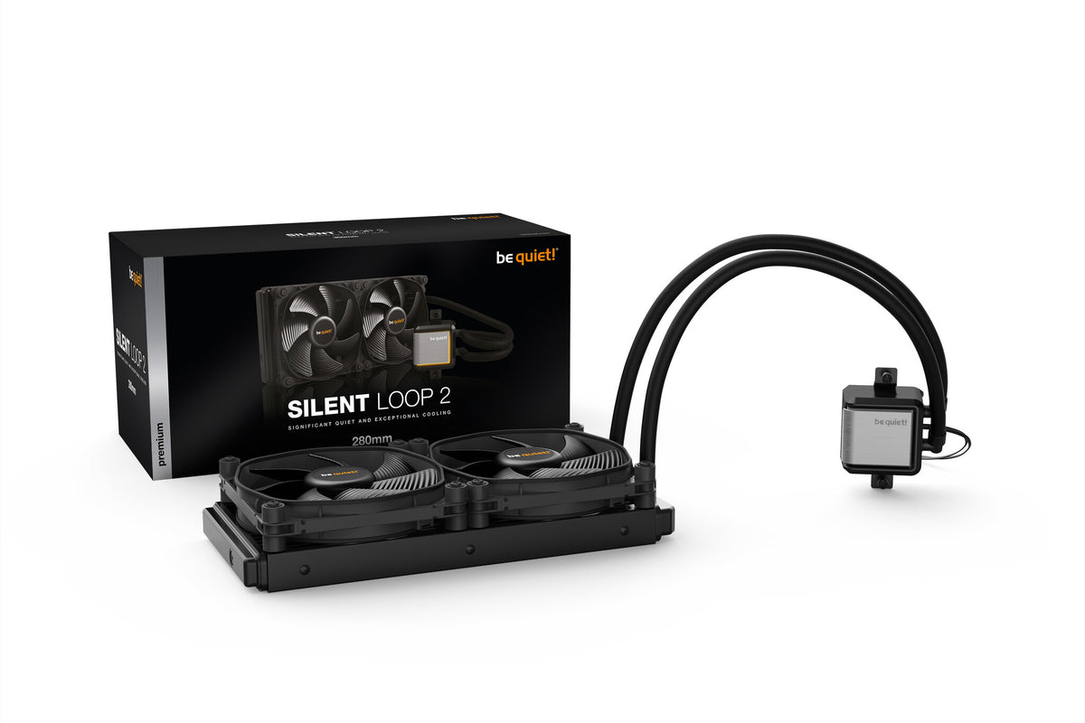 be quiet! Silent Loop 2 - All-in-one Liquid Processor Cooler in Black - 280mm