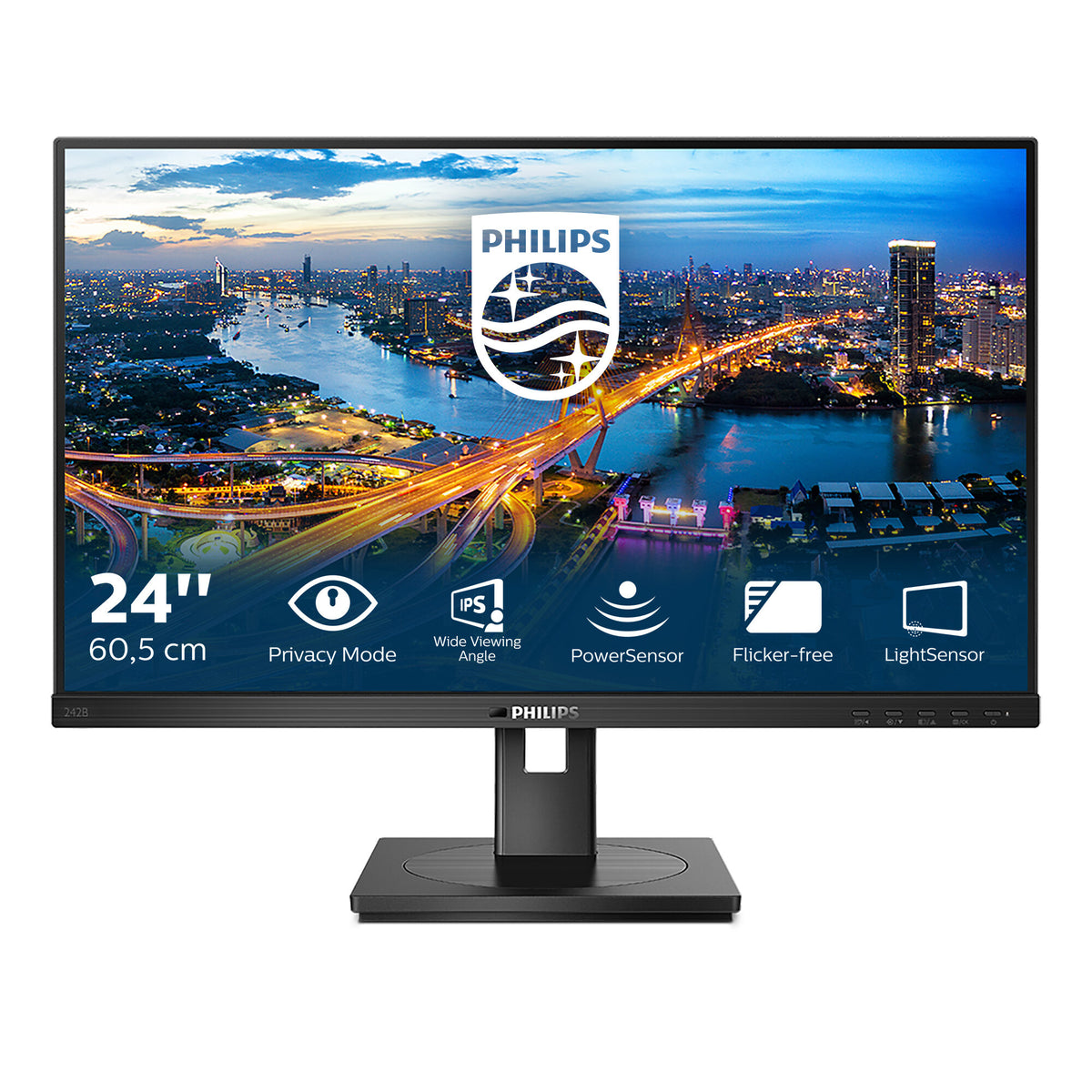 Philips B Line 242B1V/00 - 60.5 cm (23.8&quot;) - 1920 x 1080 pixels FHD Monitor