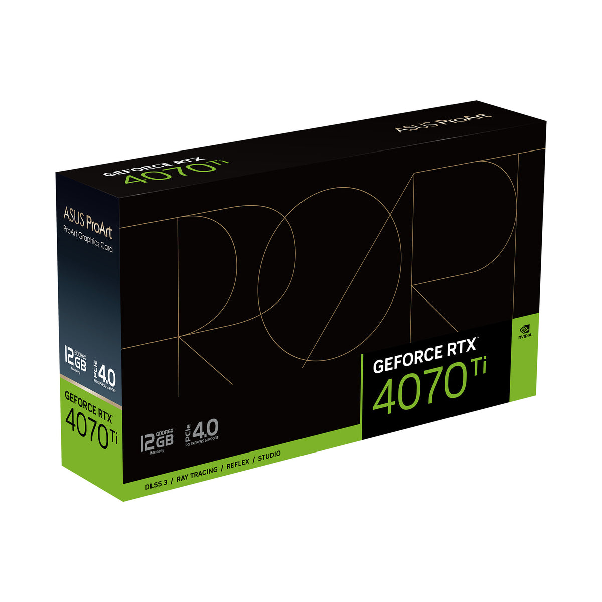 ASUS ProArt - NVIDIA 12 GB GDDR6X GeForce RTX 4070 Ti graphics card