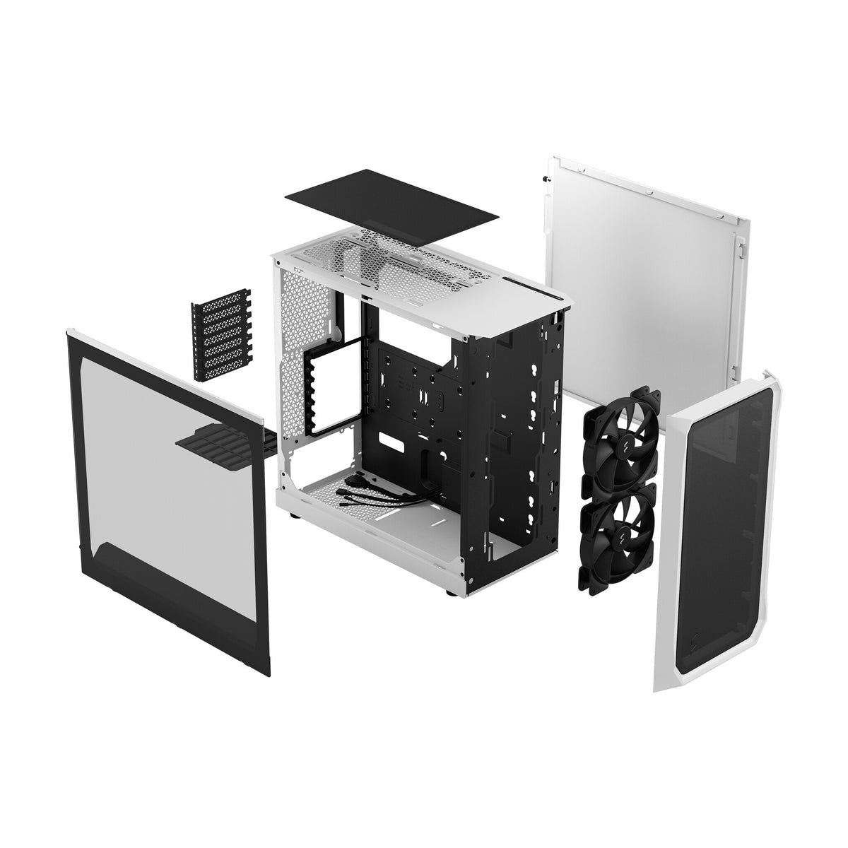 Fractal Design Focus 2 - ATX Mid Tower Case in White