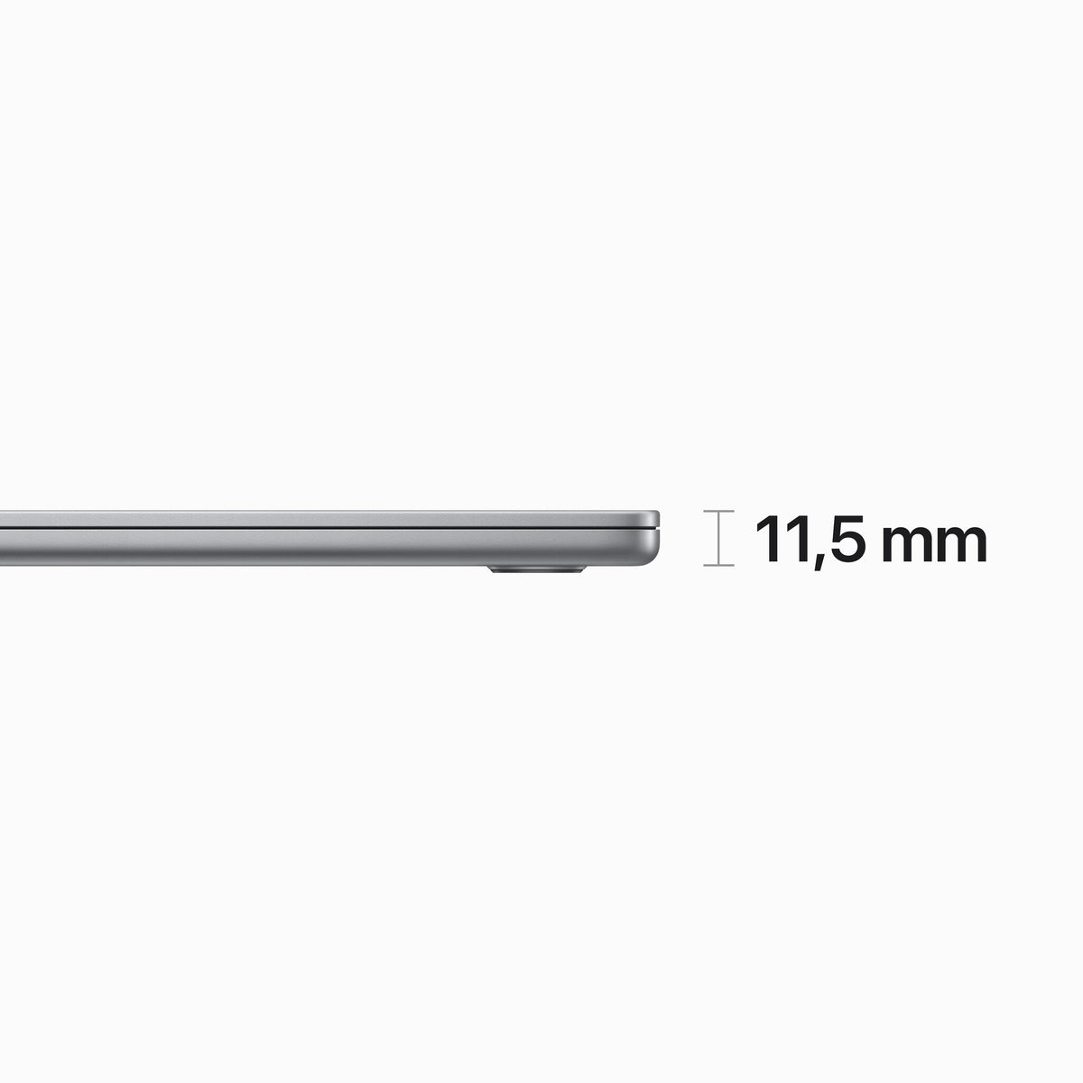 Apple MacBook Air Laptop - 38.9 cm (15.3&quot;) - Apple M2 - 16 GB RAM - 512 GB SSD - Wi-Fi 6 - macOS Ventura - Grey