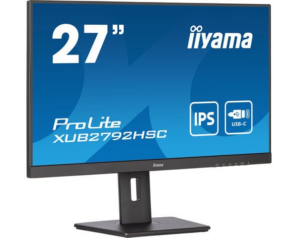 iiyama ProLite XUB2792HSC-B5 LED display 68.6 cm (27&quot;) 1920 x 1080 pixels Full HD Black Monitor