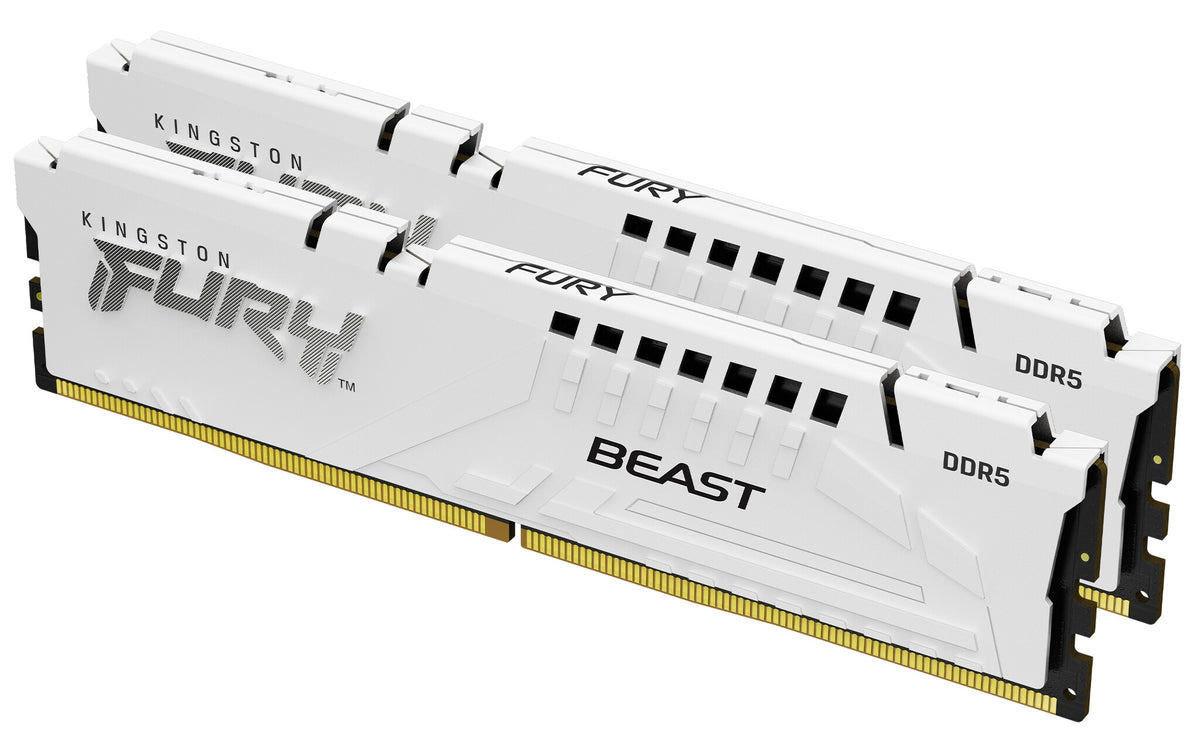 Kingston Technology FURY Beast - 32 GB 2 x 16 GB DDR5 6000MT/s memory module in White