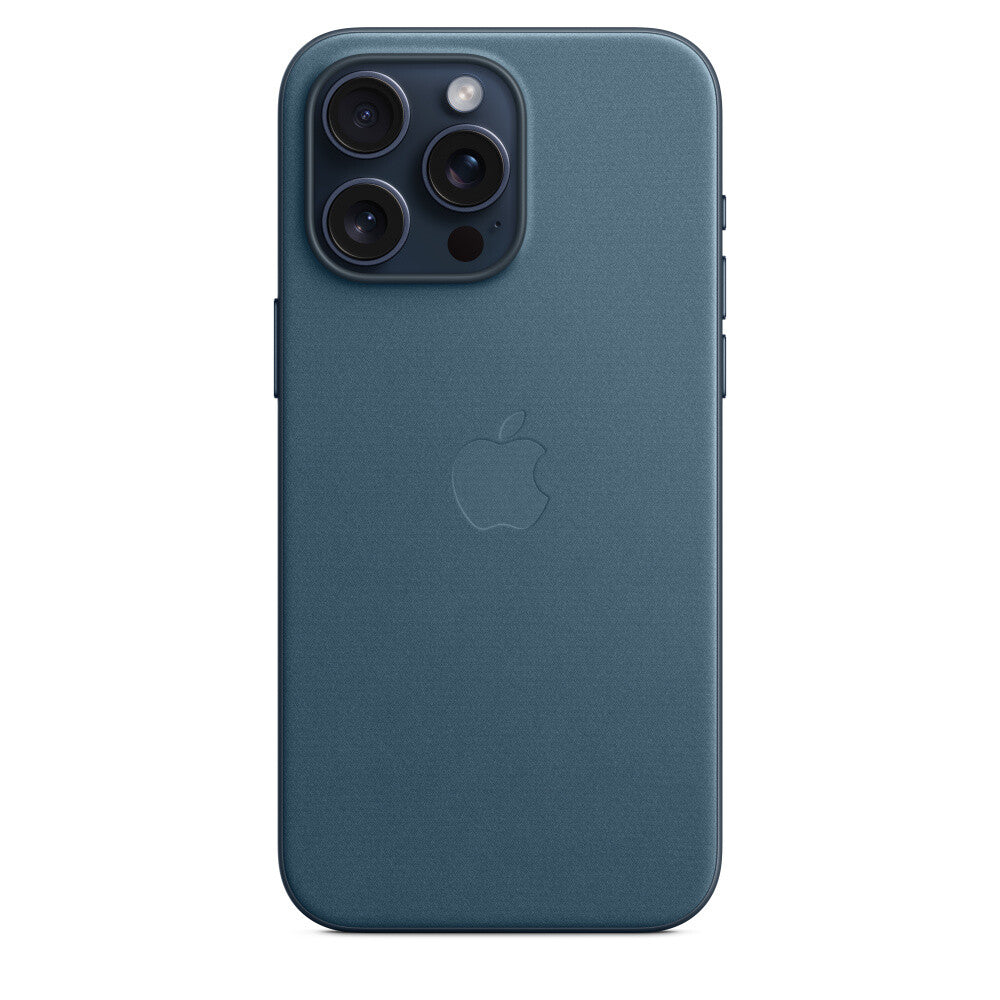 Apple MT4Y3ZM/A - FineWoven Case with MagSafe for iPhone 15 Pro Max in Pacific Blue