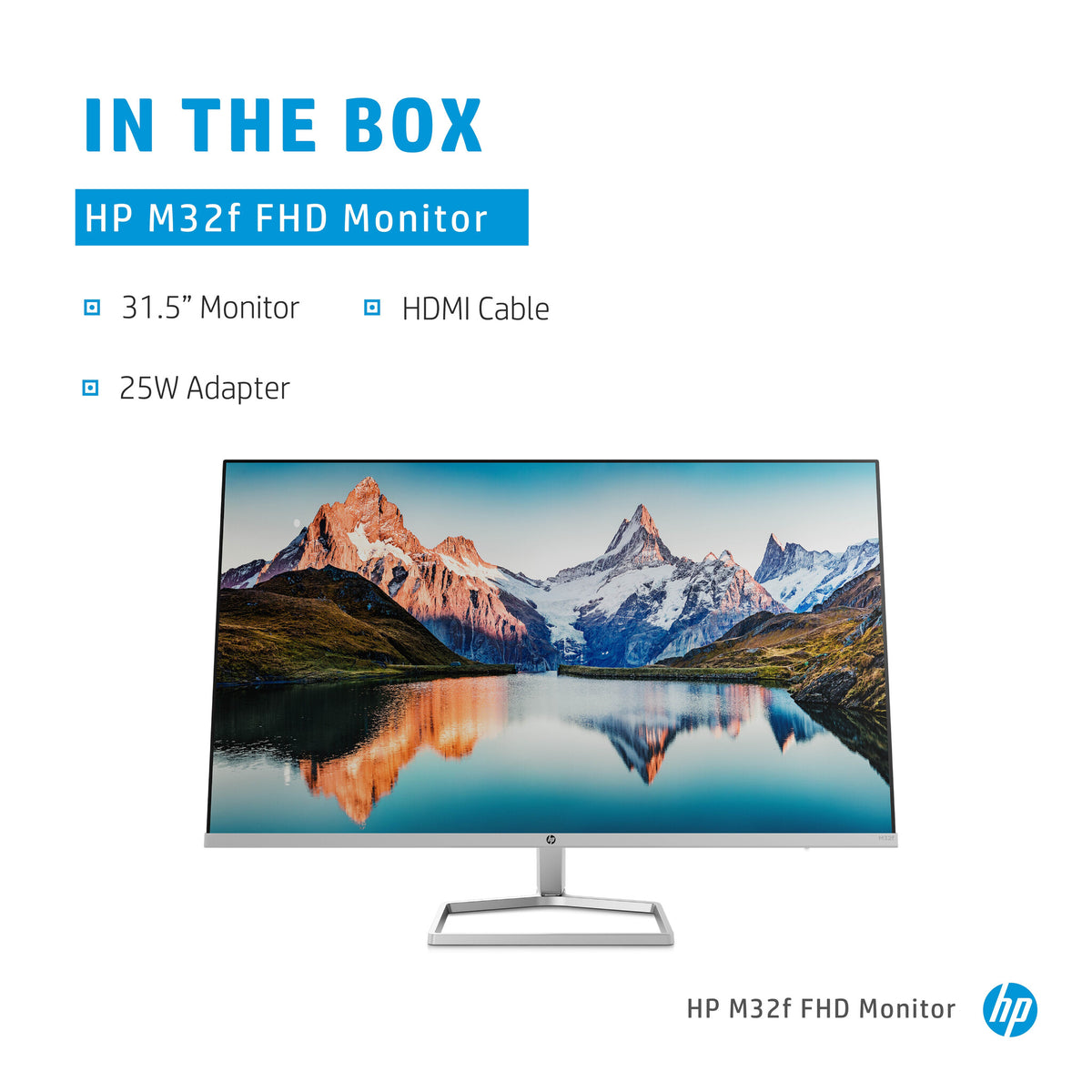 HP M32f - 80 cm (31.5&quot;) - 1920 x 1080 pixels Full HD Monitor