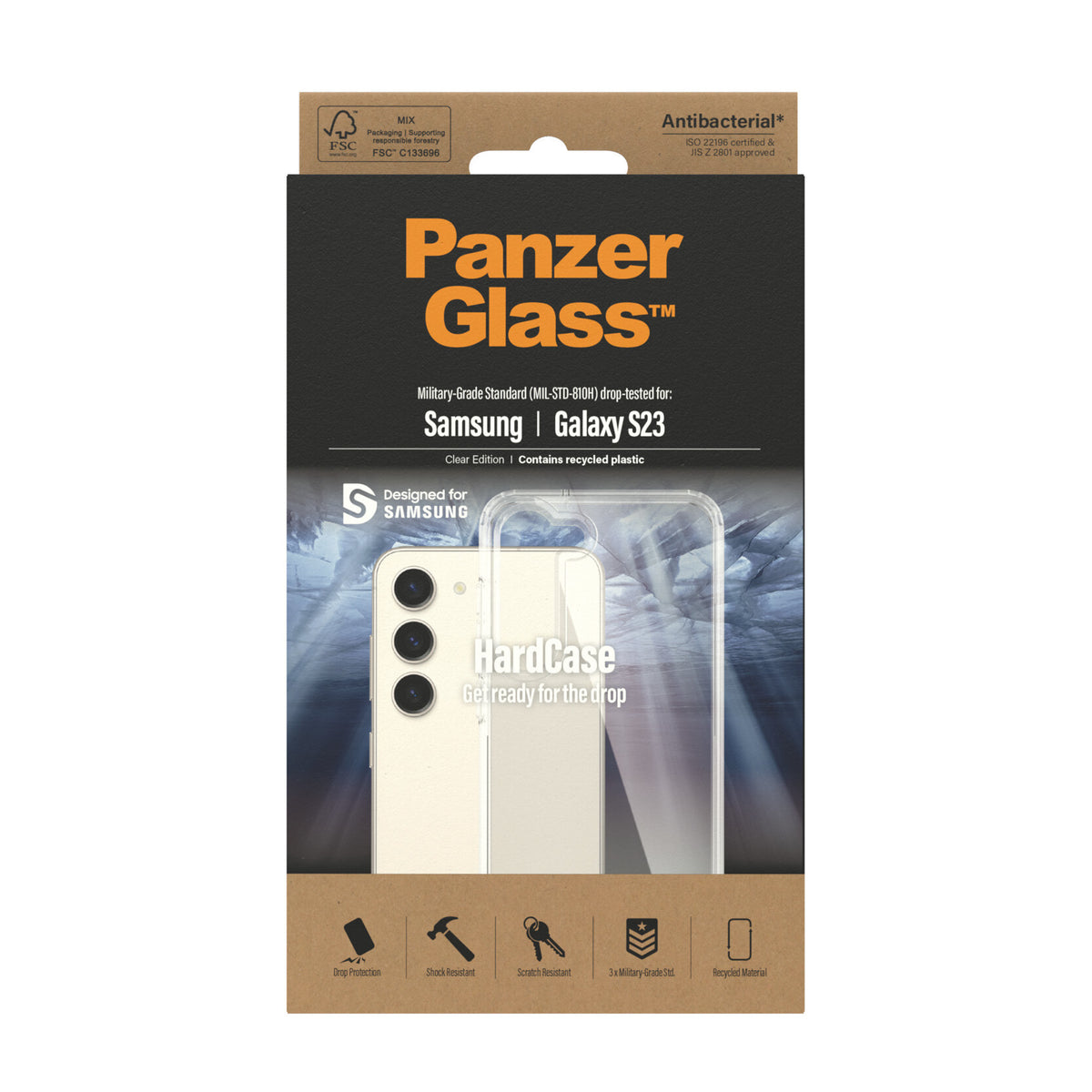 PanzerGlass ® HardCase for Galaxy S23 in Transparent
