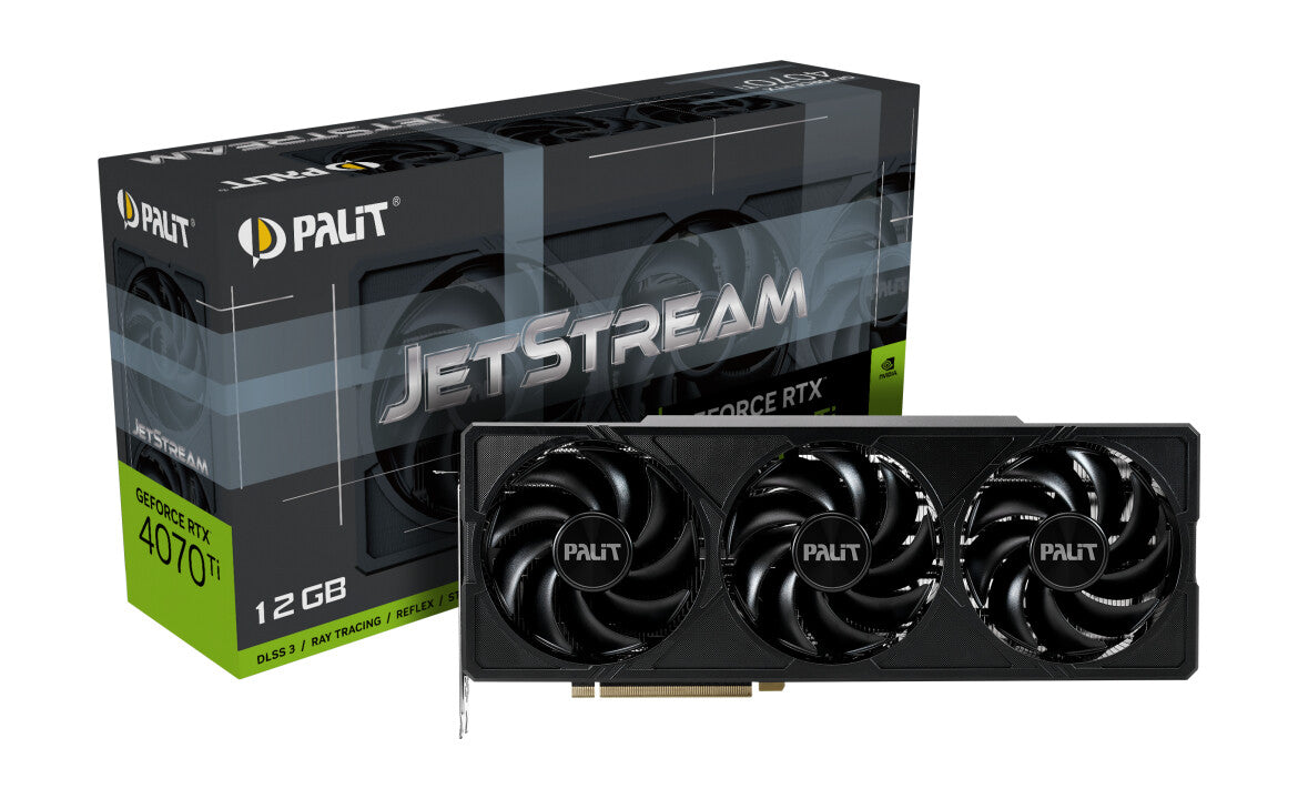 Palit JetStream - NVIDIA 12 GB GDDR6X GeForce RTX 4070 Ti graphics card
