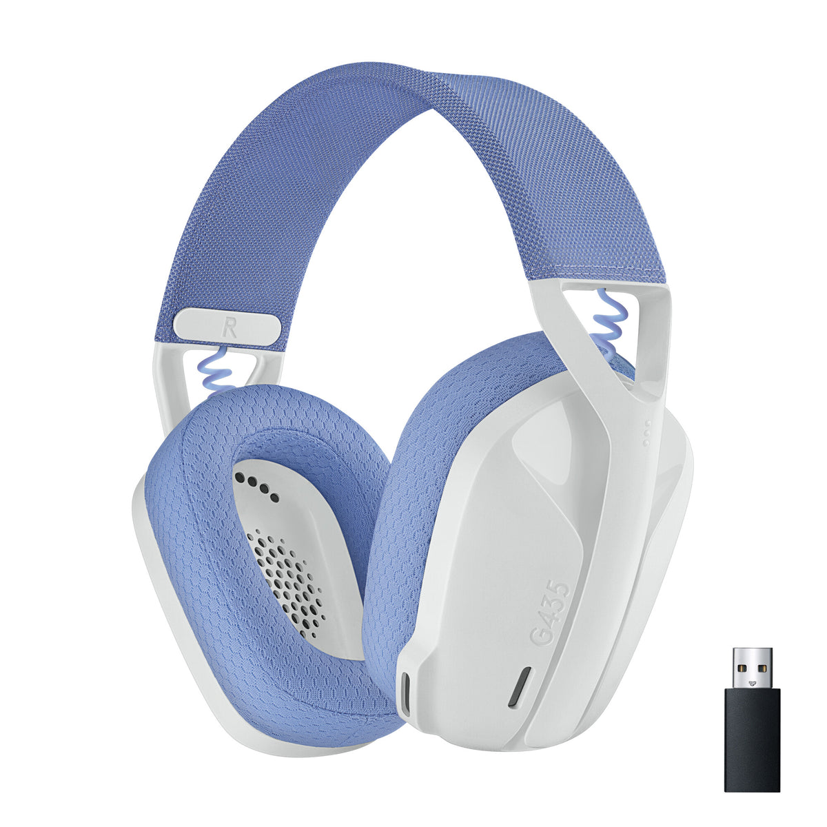 Logitech G - G435 LIGHTSPEED Wireless Gaming Headset in White