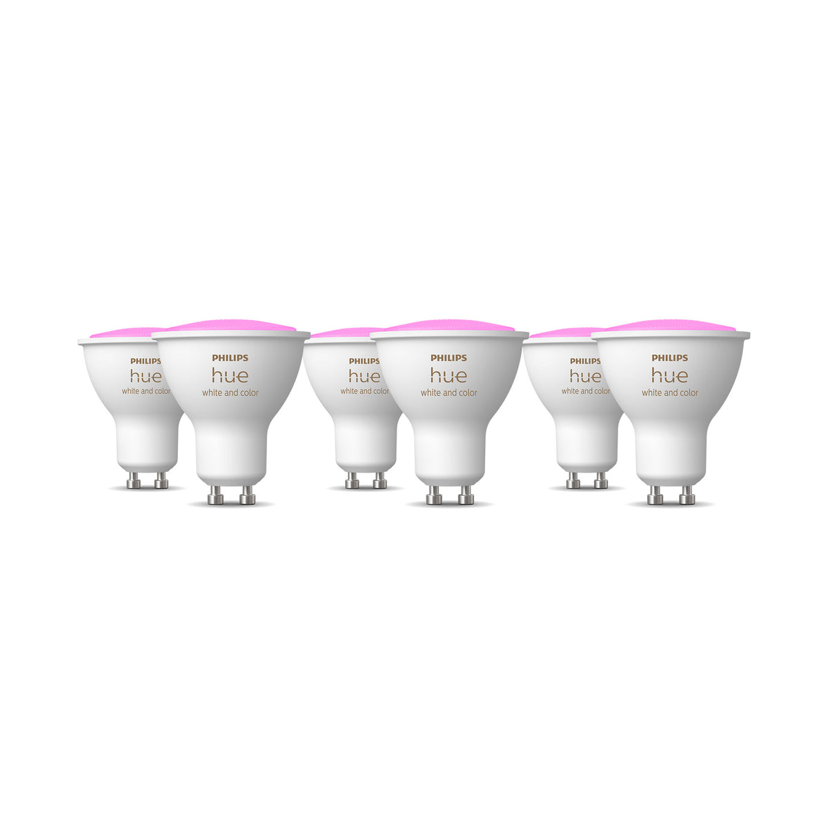Philips Hue Smart lightbulb - White and Colour - GU10 (Pack of 6)