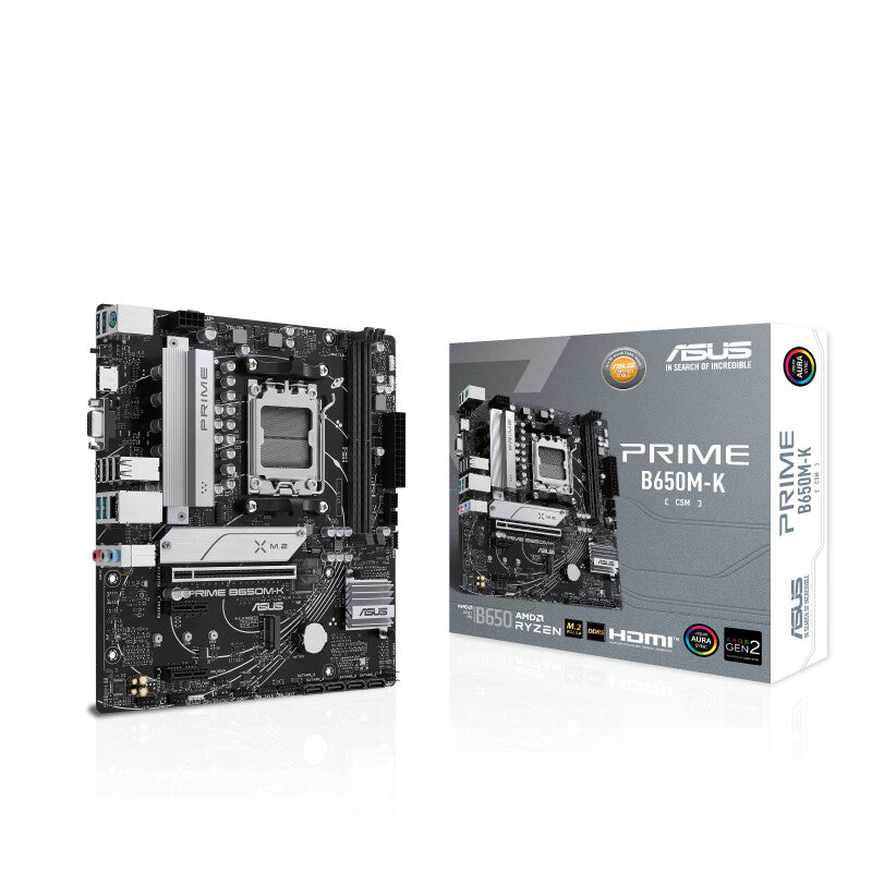 ASUS PRIME B650M-K micro ATX motherboard - AMD B650 Socket AM5