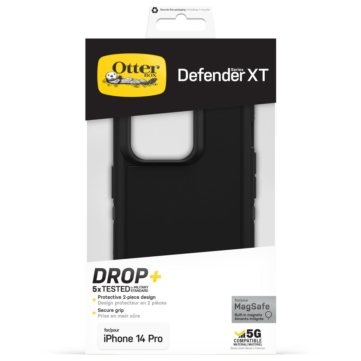 OtterBox Defender XT Case with MagSafe for iPhone 14 Pro in Black