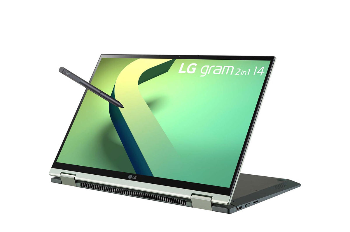 LG Gram 14T90Q Hybrid (2-in-1) - 35.6 cm (14&quot;) - Touchscreen - Intel® Core™ i7-1260P - 16 GB LPDDR5-SDRAM - 1 TB SSD - Wi-Fi 6E - Windows 11 Home - Green